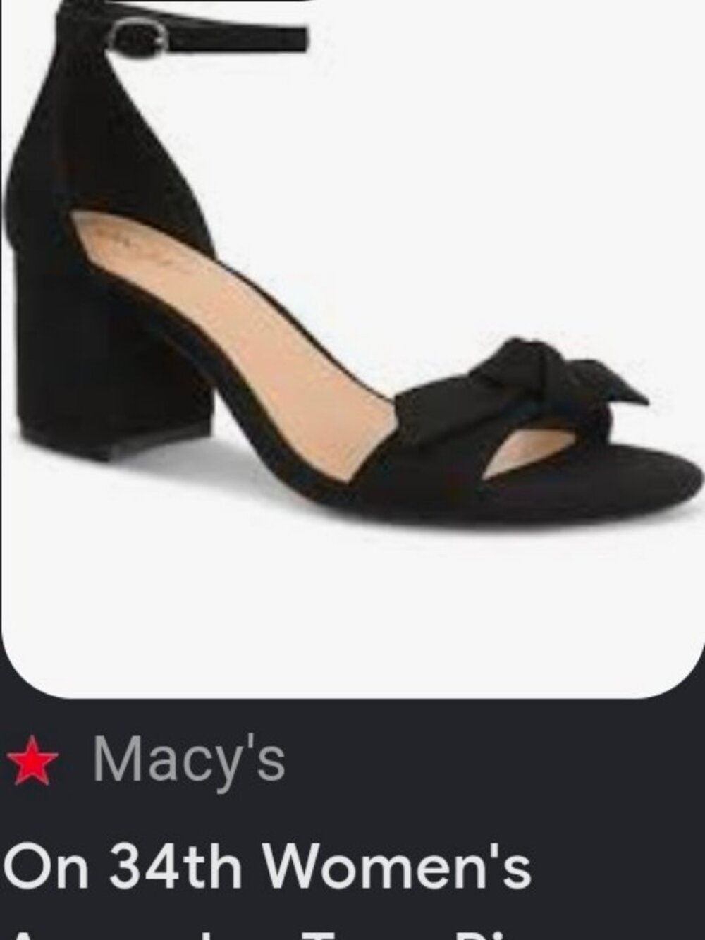 Size 10 On 34th Stanciaa Black Platform Dress Sandals NWT